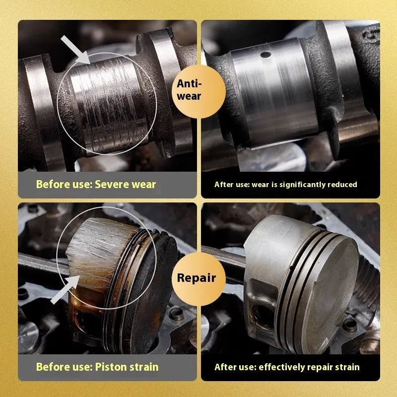 White-capped 60ml engine anti-wear protective agent oil additive bottle