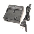 CDC68D dual battery charger for total station instruments with black casing and two charging slots