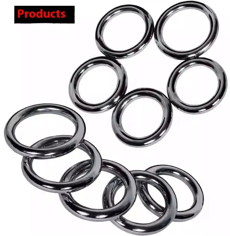 Wing Chun carbon steel training ring with electroplated finish for martial arts conditioning