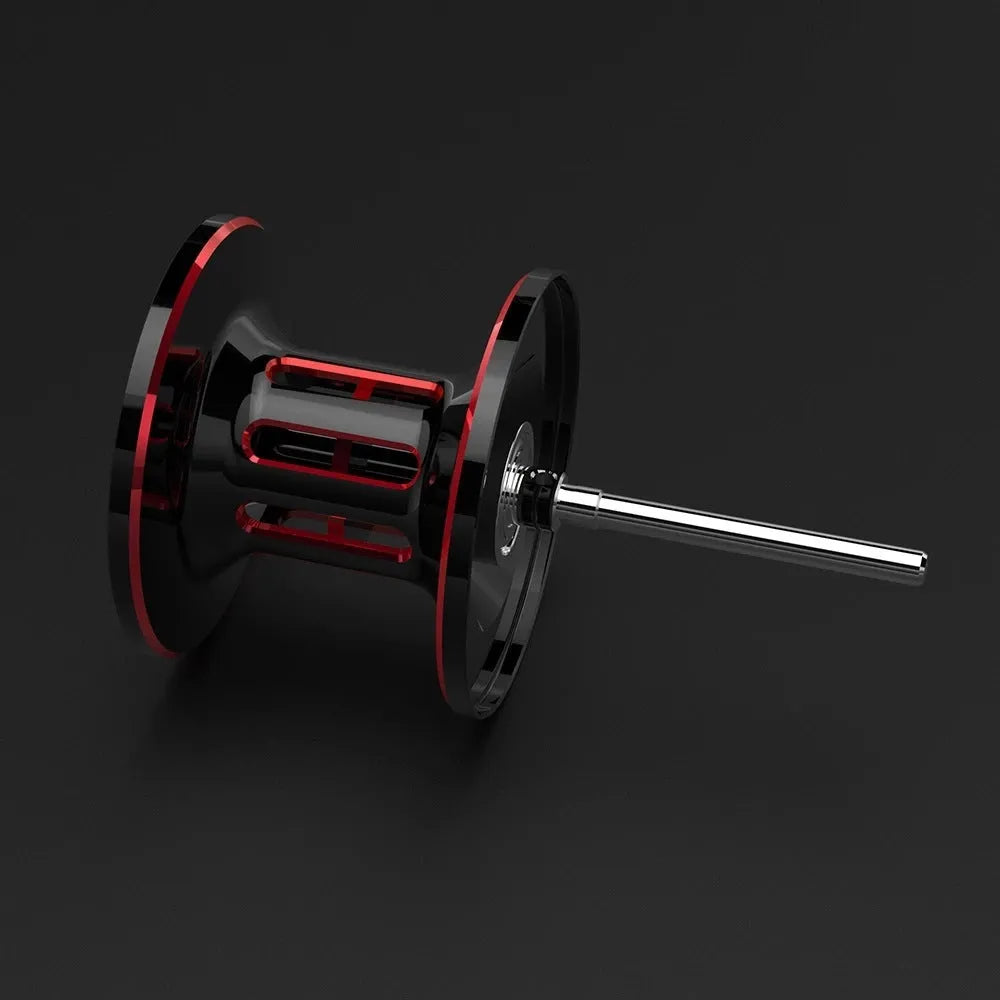 Drip wheel fishing reel with left or right hand wheel options and rocking wheel mechanism