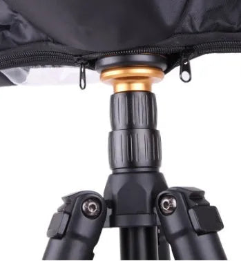 SLR camera rainproof cover with clear lens window for long focus lenses