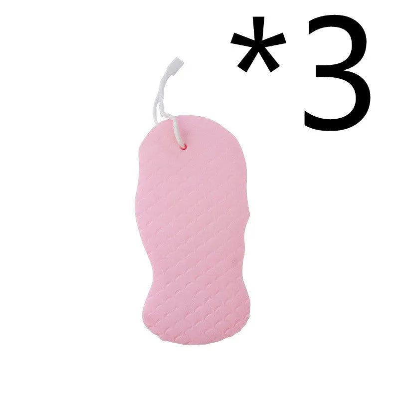 3D fish scale pattern bath sponge in white, grey, pink or light blue