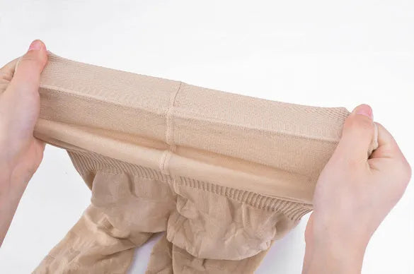Women's seamless high waist shapewear shorts in black and nude colours