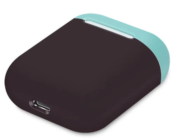 Silicone protective case for Apple AirPods charging box in split design with multiple colour options