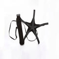 Black football juggling belt made from diving suit fabric for training