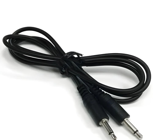 1 metre long 3.5 mm audio extension cable with male and female connectors