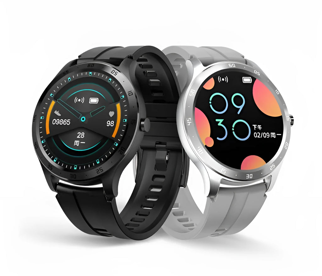 S20 sleep smart bracelet with 1.28-inch screen shown in black, grey, and pink colour options