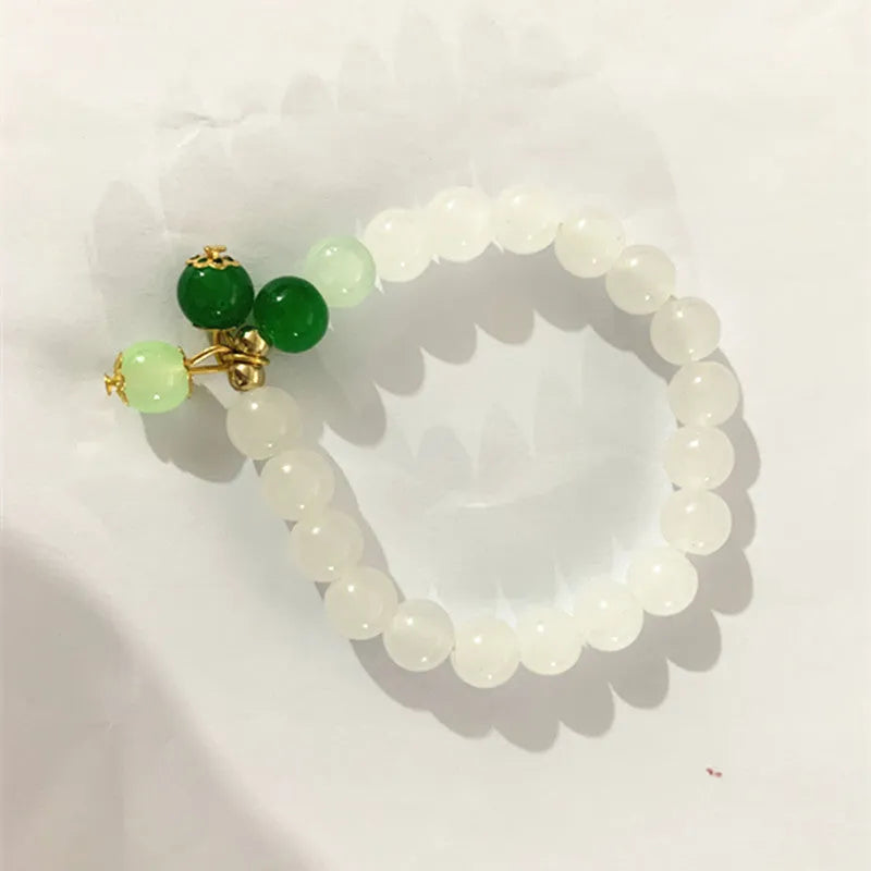 Women's Tian Shan Cui Yu design bracelet in S175 colour with alloy electroplated finish