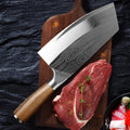 40cr13 stainless steel kitchen knife with 320mm blade length and 2.3mm thickness