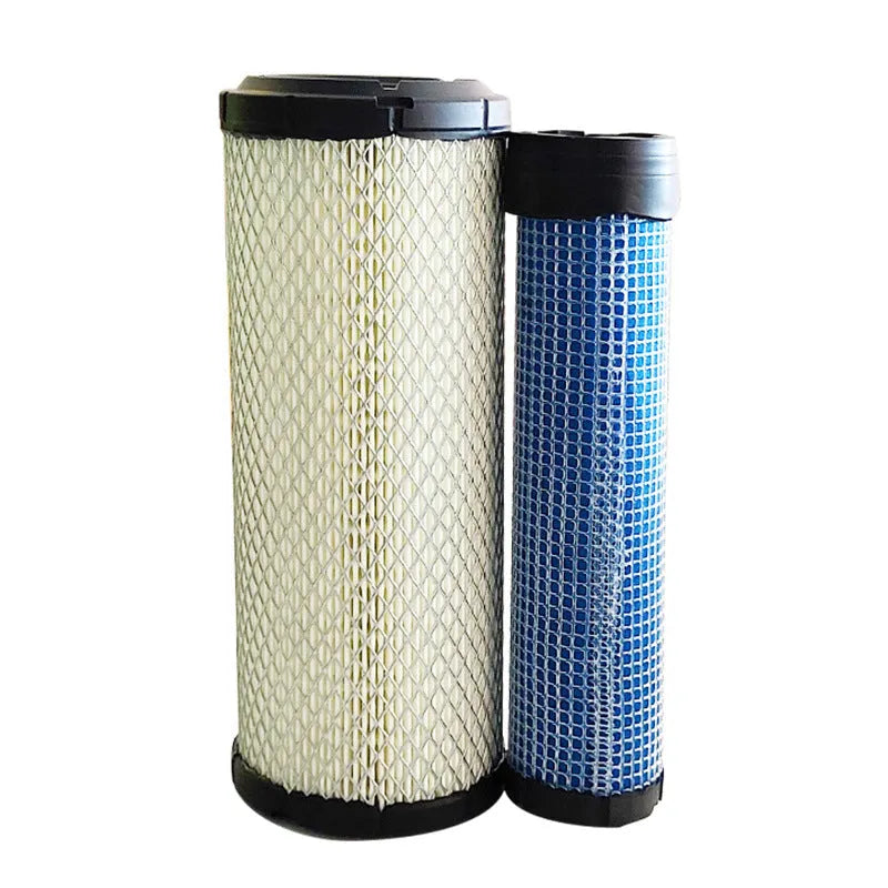 Donaldson engine air filter model 1027 with a tall cylindrical shape and wood pulp filter paper.