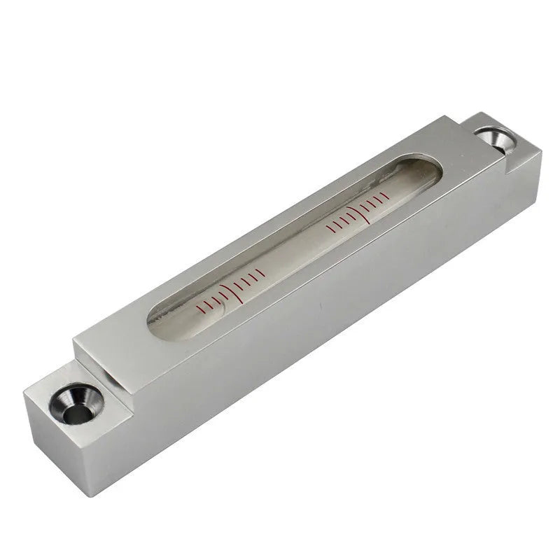 Metal and glass mini strip spirit level for machine tool decoration with measurement vial