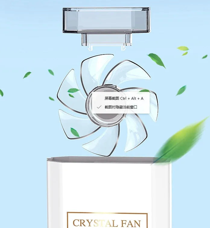 Pink USB rechargeable perfume fan for fragrance diffusion and personal cooling