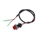 YAMAHA model hardware plastic motorboat engine stop switch with attached rope.