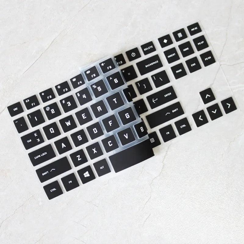 15.6 inch PVC keyboard membrane for Shadow Elf 6 Ryzen Edition in transparent finish