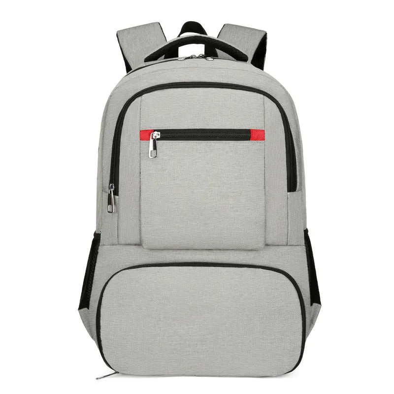 Insulated Oxford cloth picnic backpack showing curved shoulder straps and dry wet separation compartments