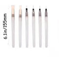 Cartoon painting sponge set with wood pulp paper, cellulose sponge backing, six fountain pens, and three shaped blanks