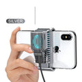 Mobile phone radiator cooling accessory with adjustable clip for 4-7 inch smartphones