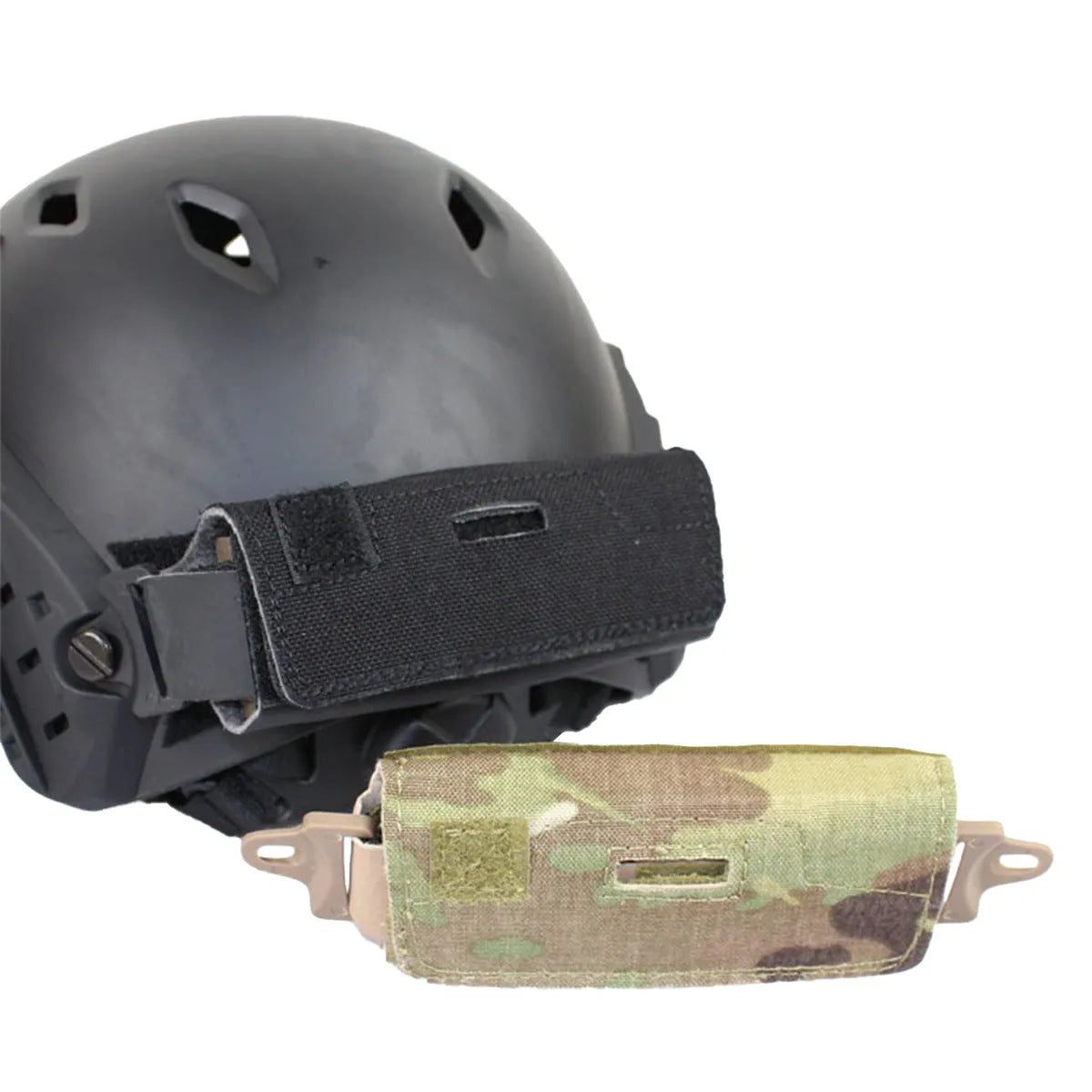 Outdoor Tactics Helmet Balance Weight Bag with five metal blocks in black colour