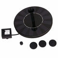 Round solar fountain pump with 16cm diameter for outdoor water features