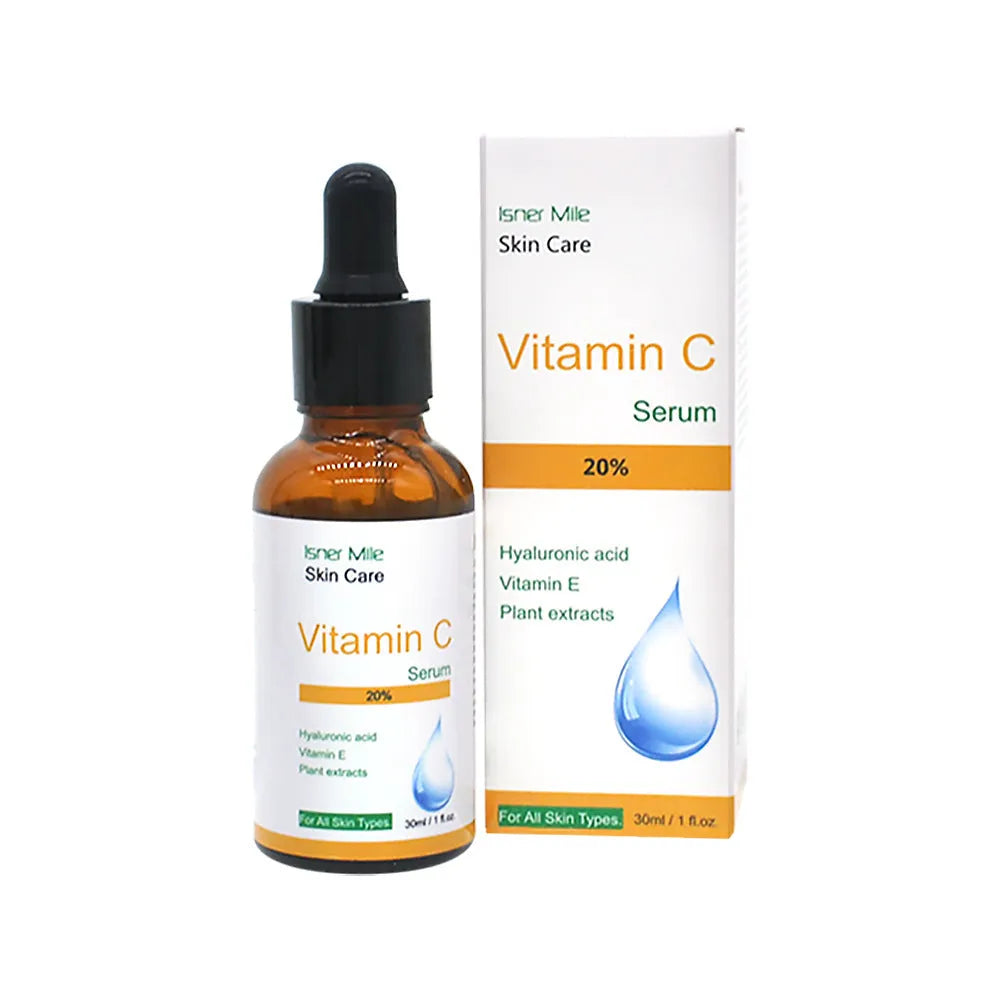 30ml vitamin C undiluted serum bottle for brightening dull, uneven skin