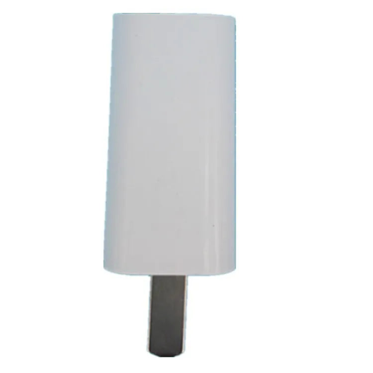Thin white 5V1A USB mobile phone charger with CE and FCC certifications