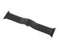 Ceramic Apple Watch strap with stainless steel clasp in black and white colour options