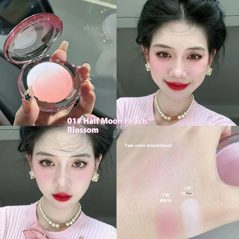 Bubble Gradient Blush compact for dry skin in natural pseudo-plain finish
