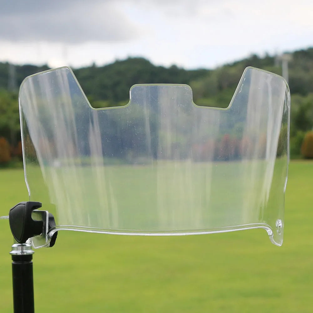 American-style multicolour rugby helmet goggles with a tool-free mounting system