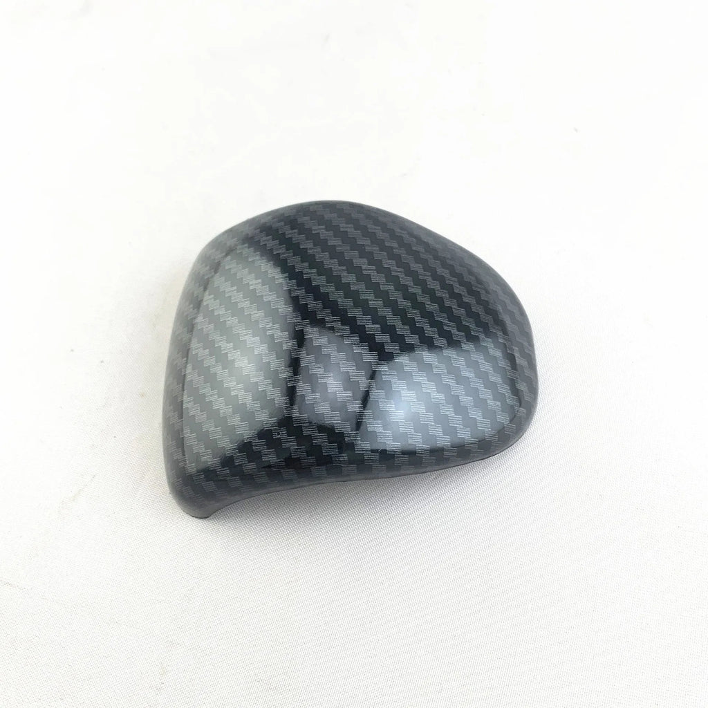 Carbon fibre effect gear shift cover for vehicle interior customisation