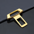 Metal car dashboard silencer insert in matte black, gold, and silver colour options.