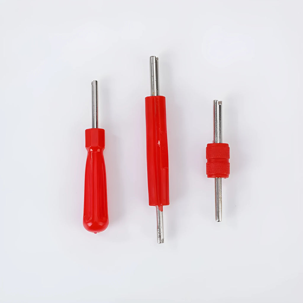 Single-head aluminium alloy twist valve wrench shown in one of three available colour styles.