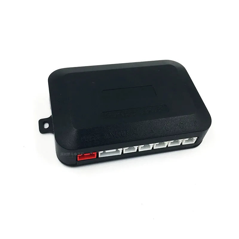 4-probe car reversing radar system with sensors, control module, and installation tools