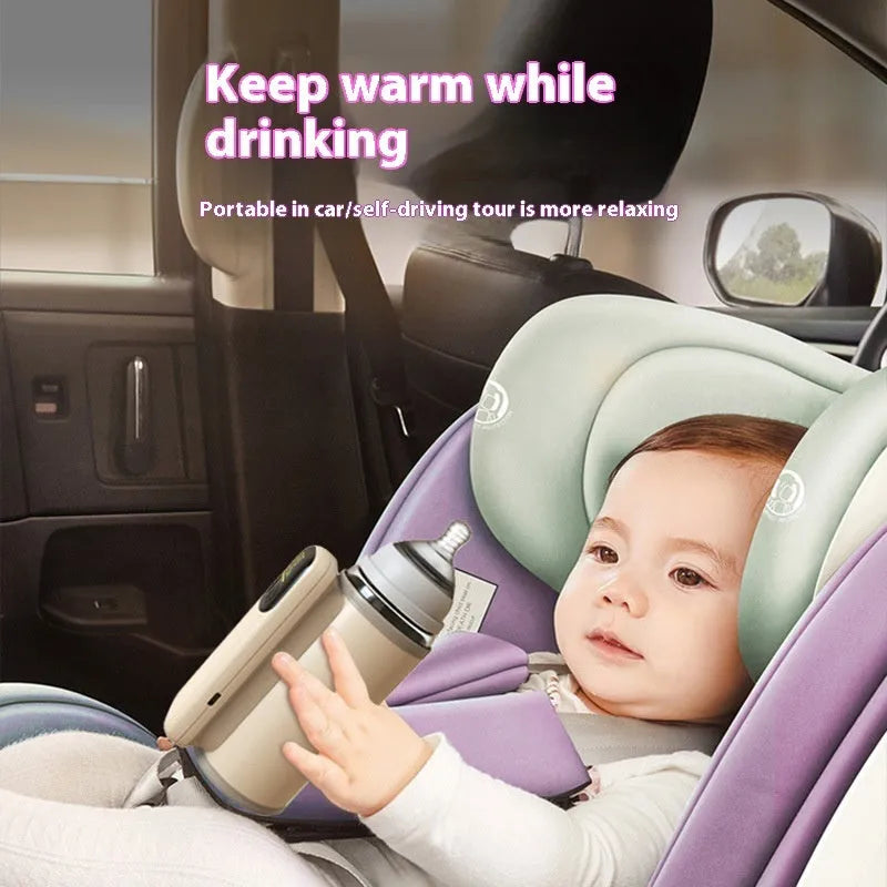 4th generation baby bottle insulation sleeve warmer with 8000mAh battery and fast charger