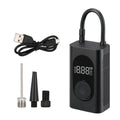 Portable wireless tyre pump with power bank and flashlight functions for multiple vehicle types