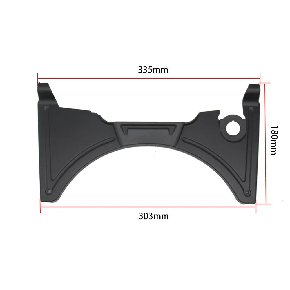 Black motorcycle cockpit fairing accessory for BMW R1250GS and R1200GS LC models.