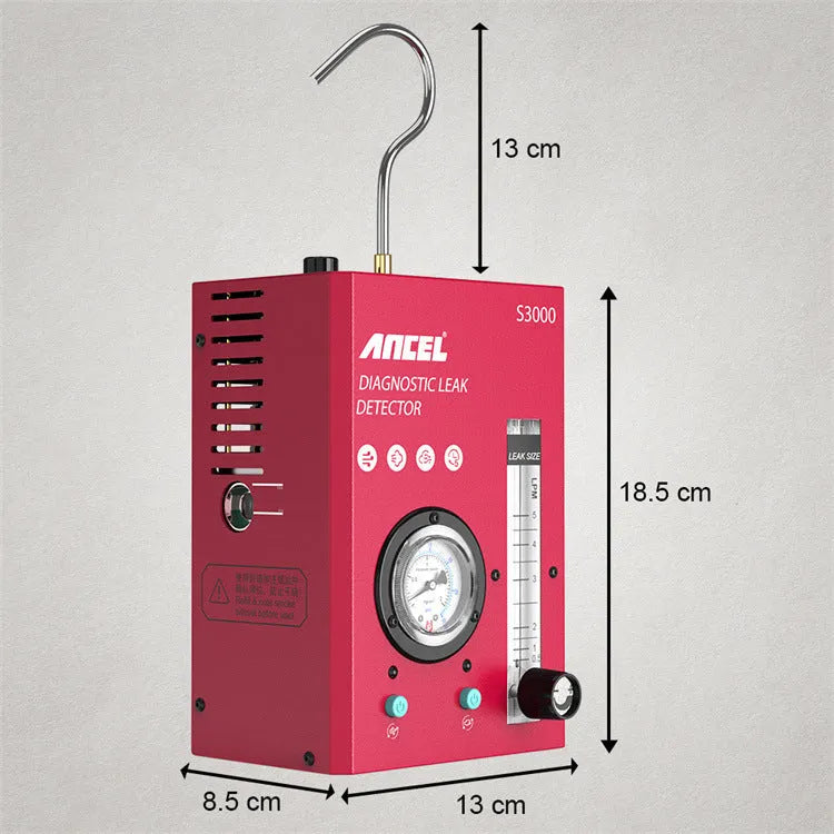 S3000 car smoke detector vacuum leak diagnostic tool with 12V power connection