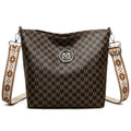 Retro dumpling shape PU leather shoulder bag in black with interior zipper compartment