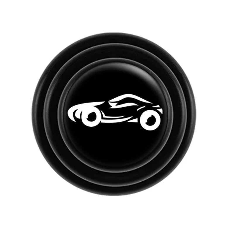 20mm silicone car door shock pads in black and luminous colours for vehicle protection