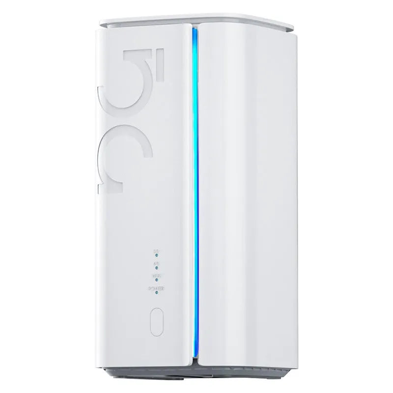 Compact dual-chip 4G CPE wireless router measuring 51mm by 30mm, available in Qualcomm or Zhanrui chip versions.