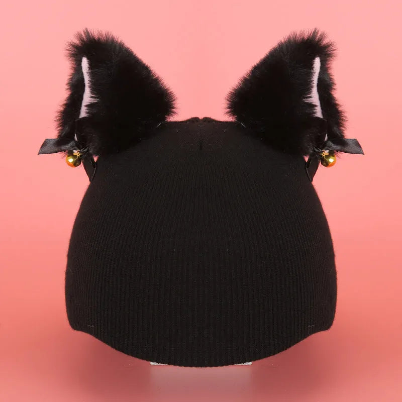 Cartoon character plush helmet cover set M size for costume dressing