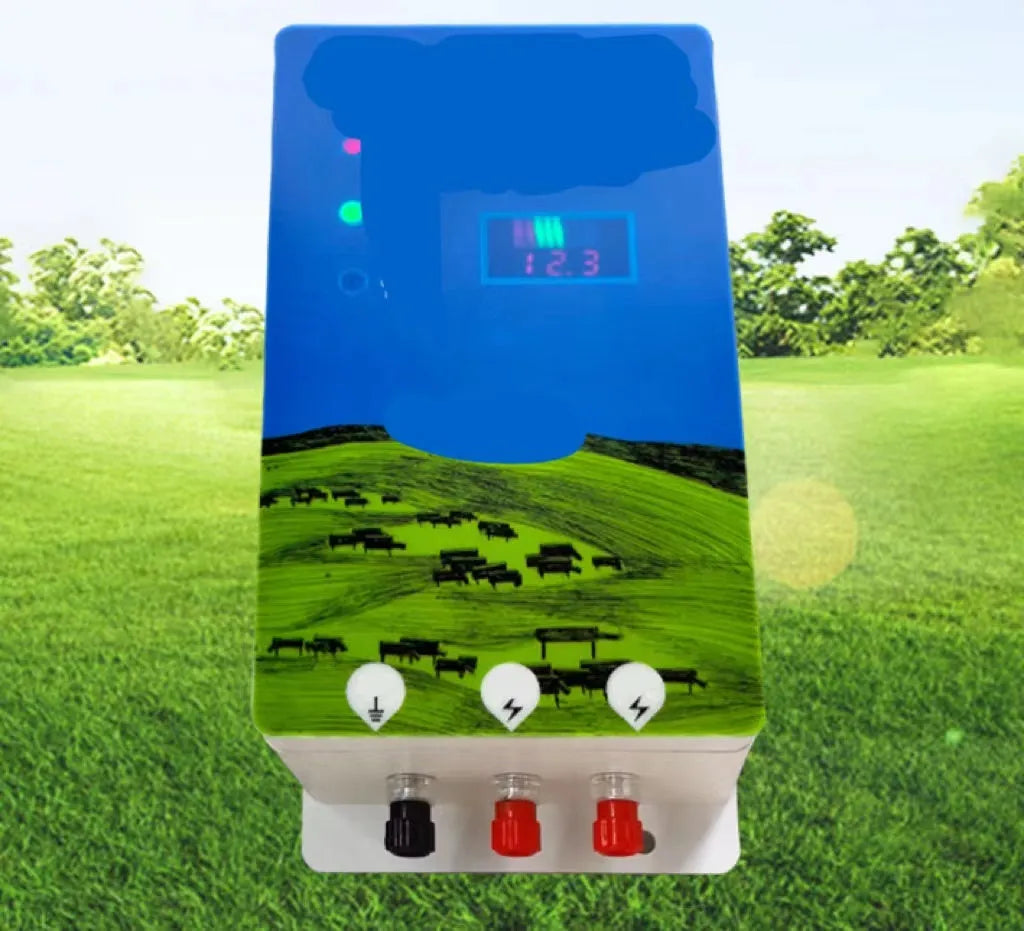 Pasture electric fence system with electronic alarm host for livestock control and monitoring