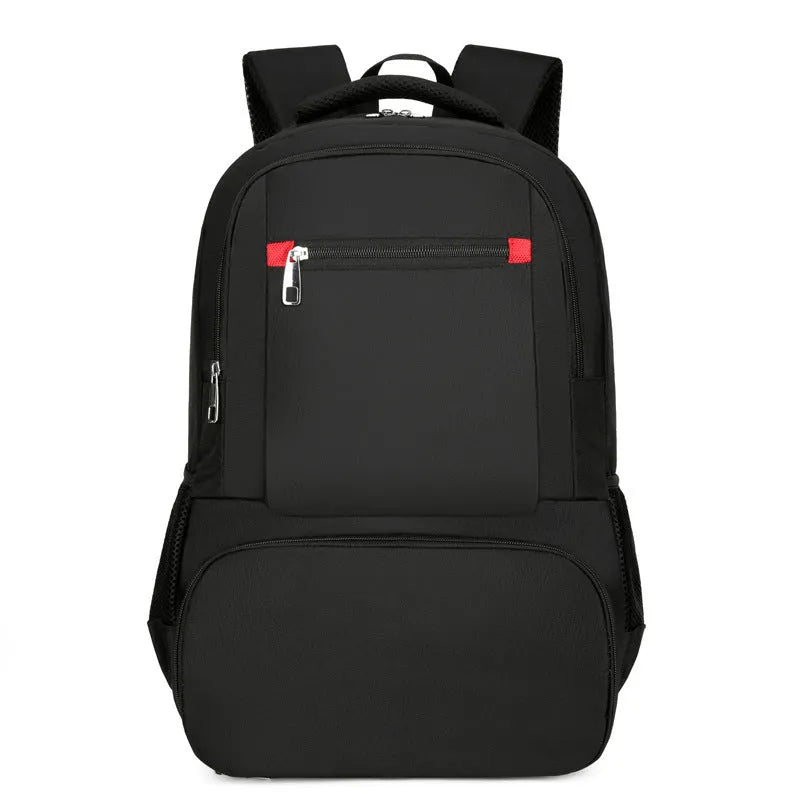 Insulated Oxford cloth picnic backpack showing curved shoulder straps and dry wet separation compartments