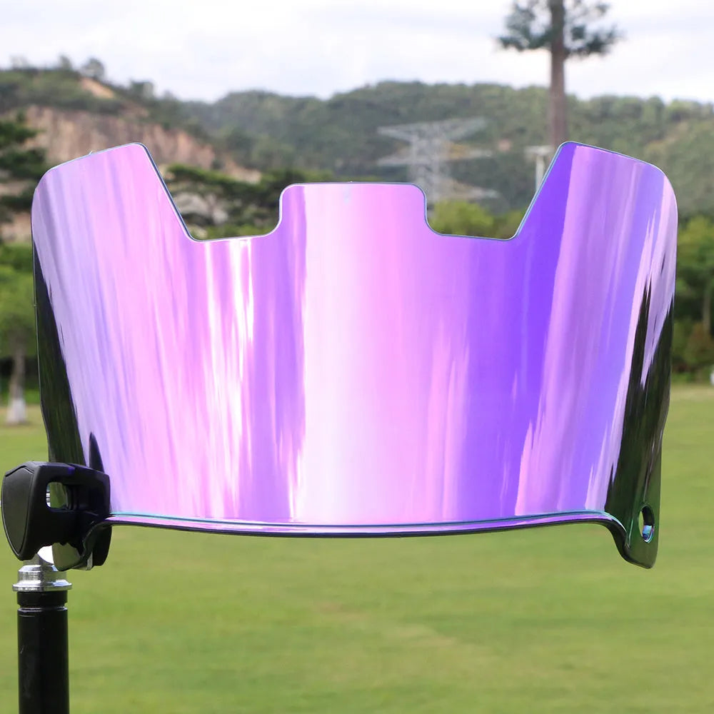 American-style multicolour rugby helmet goggles with a tool-free mounting system