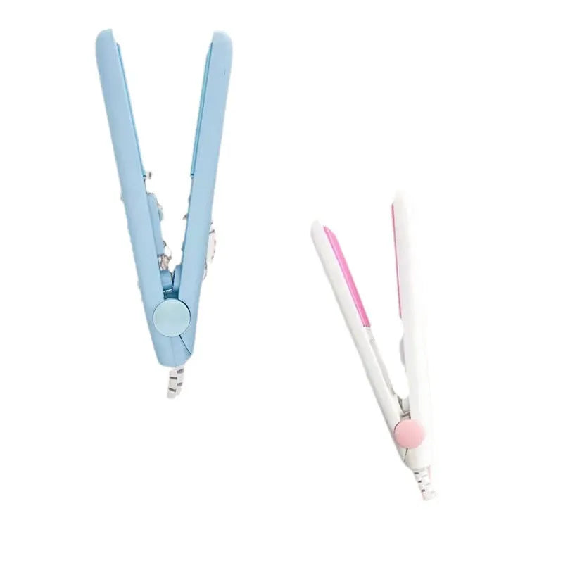 Mini hairdressing splint hair styling tool for air bangs in multiple colour options