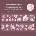 Roll of Deciduous Poetry Series decorative stickers showing leaf patterns including ginkgo and maple leaves.