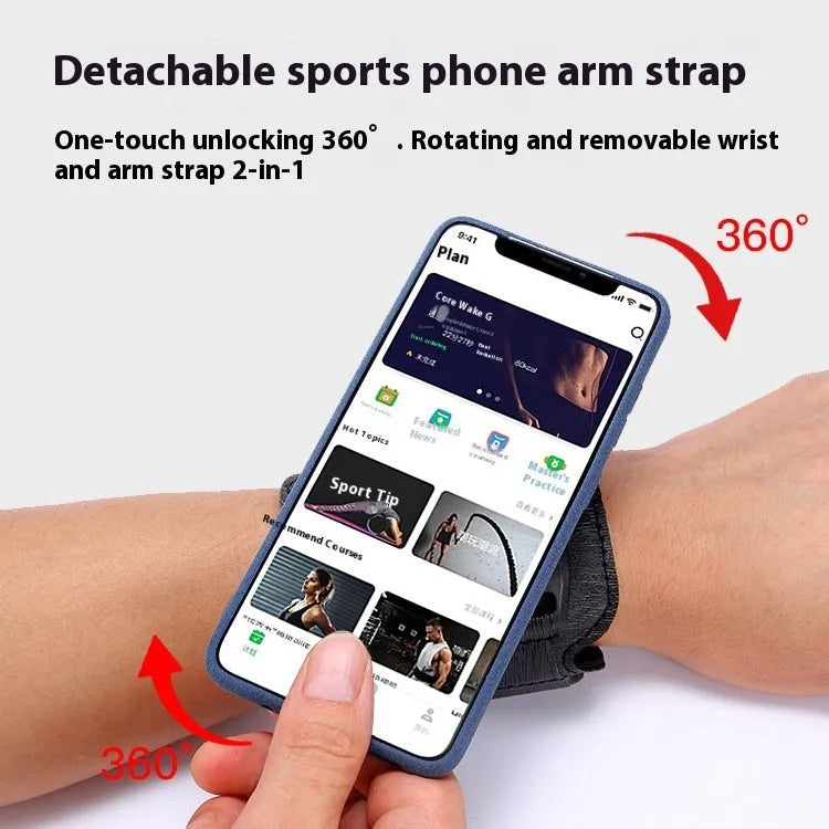 Mobile phone arm bag wrist strap for takeaway driving and outdoor sports activities