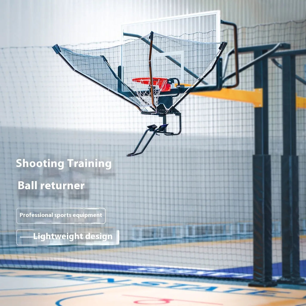 Second generation basketball training ball return machine with automatic ball return function