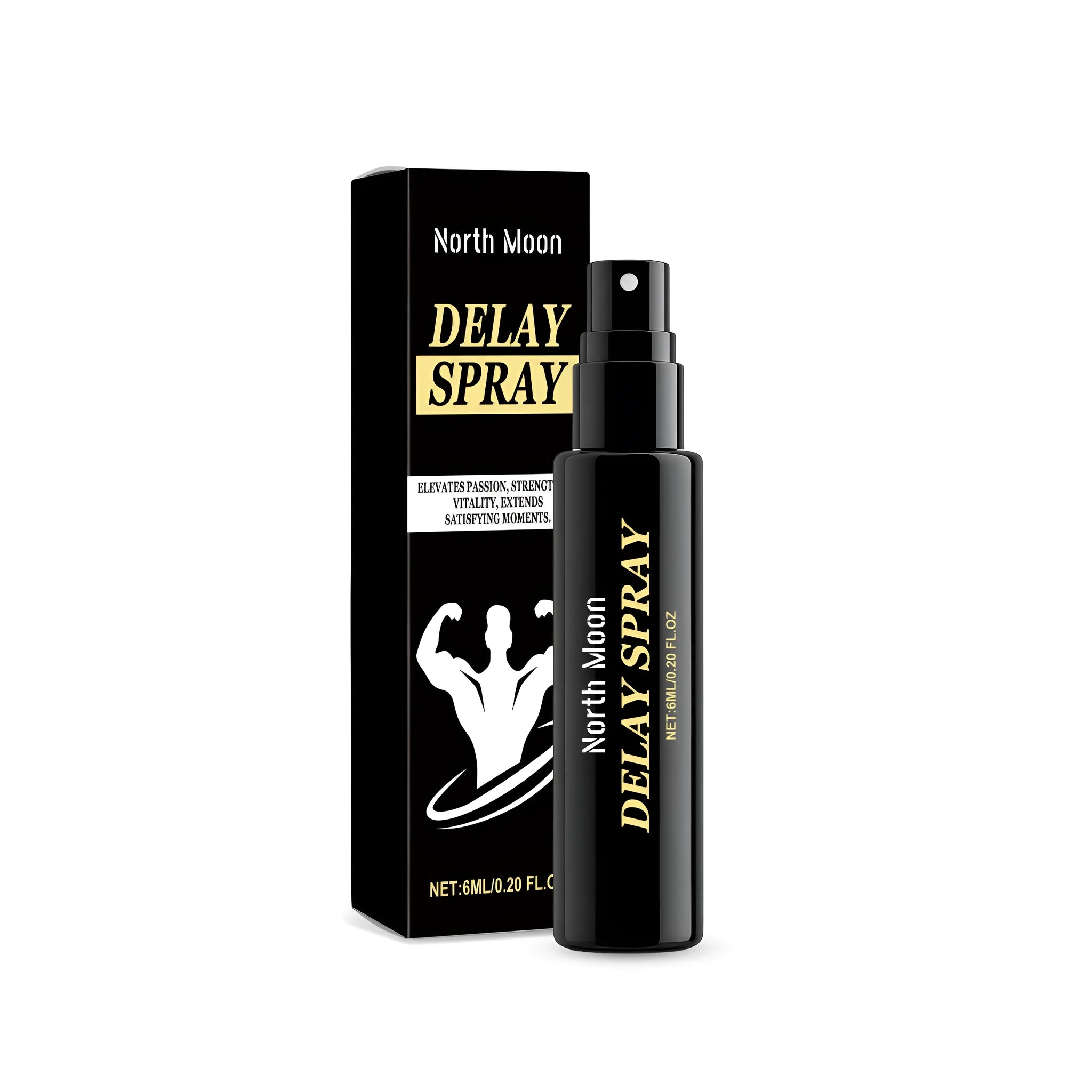 Men's delayed spray 10ml bottle with epimedium and ginger root extract formula