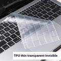 Silicone keyboard cover for MacBook Air11 in grey, with high-definition key legends