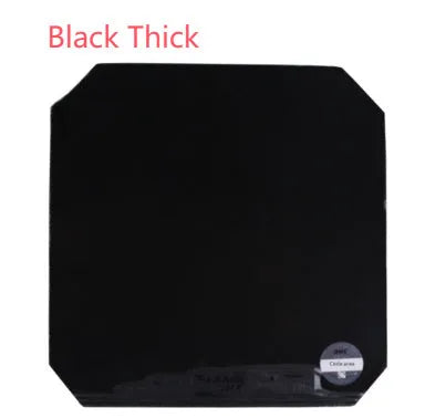 PF4-50 anti-rubber table tennis racket in choice of black or red colour with thick or medium thick sponge.
